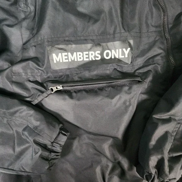 Members Only x NASA Black Anorak Jacket Men’s Size M - Picture 5 of 7